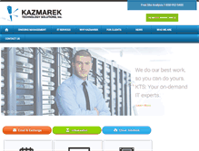 Tablet Screenshot of kazmarek.com